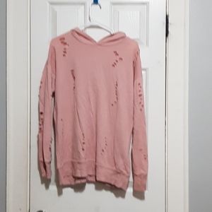 Pink oversized hoodie